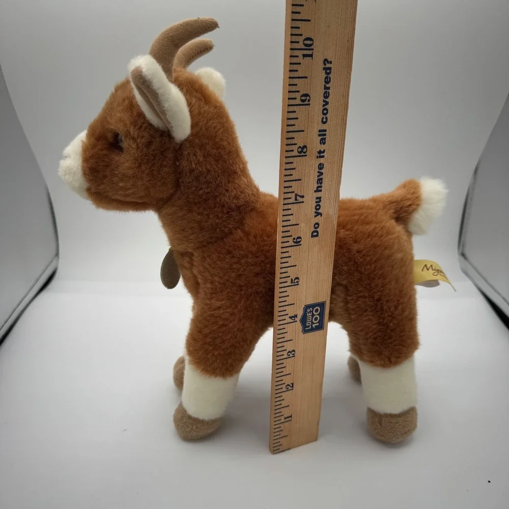 Aurora World Miyoni Goat Plush Brown White Stuffed Animal Kid 9.5 inch